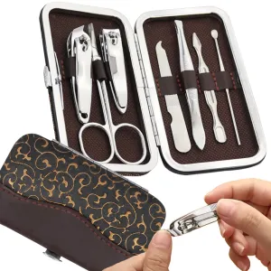 Nagelset Etui Manicure Pedicure – 7 Elementen