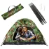 Tent Kamperen - Camouflage-Tent - 2 Personen - Muggennet - Opbergtas - Kamperen - Vissen - Festival - Survival - Camping