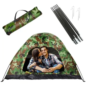 Tent Kamperen - Camouflage-Tent - 2 Personen - Muggennet - Opbergtas - Kamperen - Vissen - Festival - Survival - Camping Tent Kamperen - Camouflage-Tent - 2 Personen - Muggennet - Opbergtas - Kamperen - Vissen - Festival - Survival - Camping