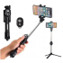 Selfiestick Monopod Fotohouder  Bluetooth 3in1