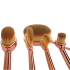  Make-up borstelset - 5-delig 