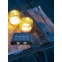 Solar LED wandlamp outdoor waterdicht 4 leds