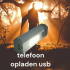 Ultra Heldere Tactische Led Zaklamp met telefoon oplader Usb Opladen Kabel