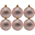 kerstballen Set van 30 pink goud voor in de kerstboom