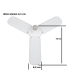 Hanglamp Waaiervormig ventilator lamp