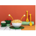 Ototo Pasta Monsters - Set Van 2 - spaghetti - pasta - salade - opscheplepel