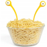 Ototo Pasta Monsters - Set Van 2 - spaghetti - pasta - salade - opscheplepel