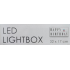 Lightbox LED wit met ophangsysteem