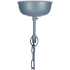 Hanglamp industriële stijl groot shabby look plafondlamp metaal grijs