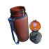 Lekvrije Sportwaterfles - Hoge Kwaliteit - Tour - Wandelen - Draagbaar - Mijn Favoriete Drankfles - 400ml