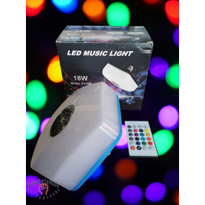  Lamp led bluetooth speaker afstandsbediening RGBW kleur