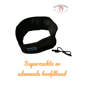 Oortelefoons Sport Slaap Elastische Muziek Oogmasker, Draadloze Bluetooth Headset Hoofdband.