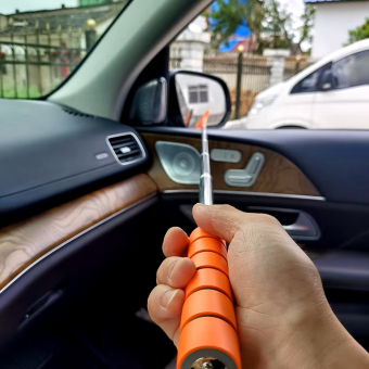 Auto Achteruitkijkspiegel - Ruitenwisser - Glaswisser - Mistreiniger - Auto Accessoires - Handvat Telescopische Ruitreinigingsborstel