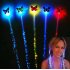 6 Stuks Kleurrijke Lichtgevende Vlechten Vlinder Glitter Glasvezel Haar Led Zijden Vlechten Bar Prom Aid Benodigdheden Haarband Haar Decor