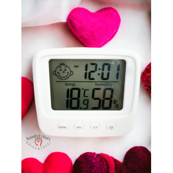 Lcd Digitale Thermometer Hygrometer Temperatuur Binnen Vochtigheidsmeter Sensor Elektronisch Weerstation Meter Kamer Baby