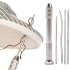 Naai - naalden - Priem-set - Naaipriem - 4-delig - Naald Geschikt Voor Lederen Canvas Tent