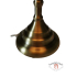 Tafellamp vintage nachtlamp kristal schemerlamp tafellampje stoffen kap goud