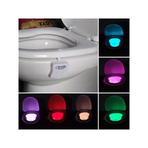 Toiletverlichting LED - Bewegingssensor - Nachtlamp - 8-kLEUR - Automatisch Toiletverlichting LED - Bewegingssensor - Nachtlamp - 8-kLEUR - Automatisch