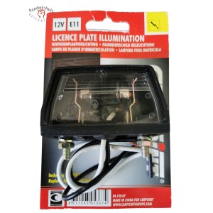 Kentekenverlichting 12 Volt 70 X 33 Mm Zwart Kentekenverlichting 12 Volt 70 X 33 Mm Zwart