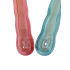Massageroller 2-kleuren - 1 voor HAAR - 1 voor HEM - 18,5 x 9cm - Nu met extra handroller