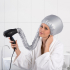 Draagbare zachte haardrogende cap womens föhn thuis kapper salon levering verstelbare accessoire blauw