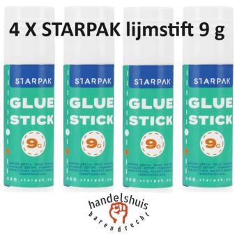 Lijmstift 4 X 9 gram merk Starpak