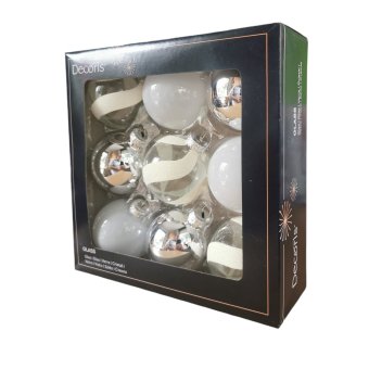 Decoris kerstballen - mix - doos - glanzend - kerst - kerstboom - kerstballen