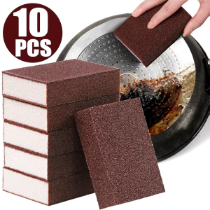 10 STKS Emery Sponge - Borstel Voor Potten en Pannen - Magic Nano Emery - Sponzen Voor Snel Reinigen