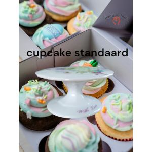 Cupcake/kaarsenstandaard -With Love Vlinder -Wit