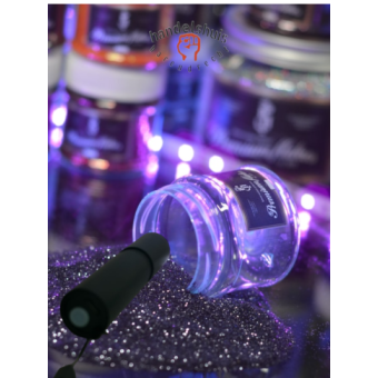Mini UV zaklamp AA 14500 Waterdicht violet paars LED-licht - Zwart