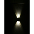 Solar LED wandlamp outdoor waterdicht 4 leds