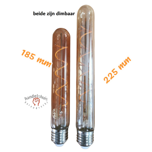 LED Lamp Dimbare Filament Retro Buis - 4 Watt. - Warmwit LED Lamp Dimbare Filament Retro Buis - 4 Watt. - Warmwit