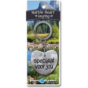 Sleutelhanger Speciaal voor jou marble heart Sleutelhanger Speciaal voor jou marble heart