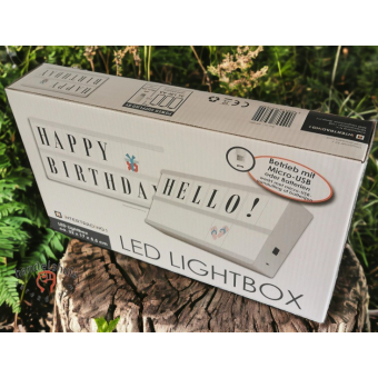 Lightbox LED wit met ophangsysteem