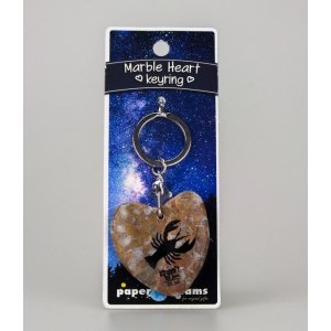 Sleutelhanger Kreeft marble heart Sleutelhanger Kreeft marble heart