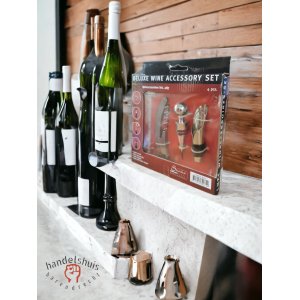 Luxe wijn accessoires set Luxe wijn accessoires set