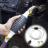 Olie Pomp - Universeel - Hand Gas Olie - Auto Brandstofpomp - Zuigbuis - zwart wit