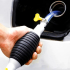 Olie Pomp - Universeel - Hand Gas Olie - Auto Brandstofpomp - Zuigbuis - zwart wit