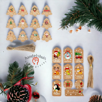 Kerstcadeau labels