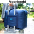 Reistas - Lichtgewicht - opvouwbaar - unisex - draagtas - weekenders - overnachting - groen