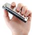 Mondharmonica metaal 10 gaten in C Major + opbergdoos