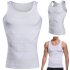 Afslankend Compressie t-shirt - Mannen - Wit