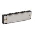 Mondharmonica metaal 10 gaten in C Major + opbergdoos