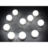 LED-kaptafelspiegellampen, make-upset, 10-delig