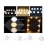 LED-kaptafelspiegellampen, make-upset, 10-delig