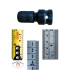  Ratel Slagmoersleutel Socket Set 1/2 Inch Vierkante Tot 1/4 Inch HexAdapter Spanner Drive Converter Quick Release Tool