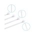 Kabelbinders 2,5x100 mm 100 stuks wit