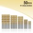 50 Stuks 1-3Mm Hoge Snelheid Staal Spiraalboor Roestvrij Staal Tool Set