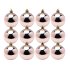 kerstballen Set van 30 pink goud voor in de kerstboom