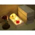 Eeuwige roos in glas, rood geschenk, LED-licht